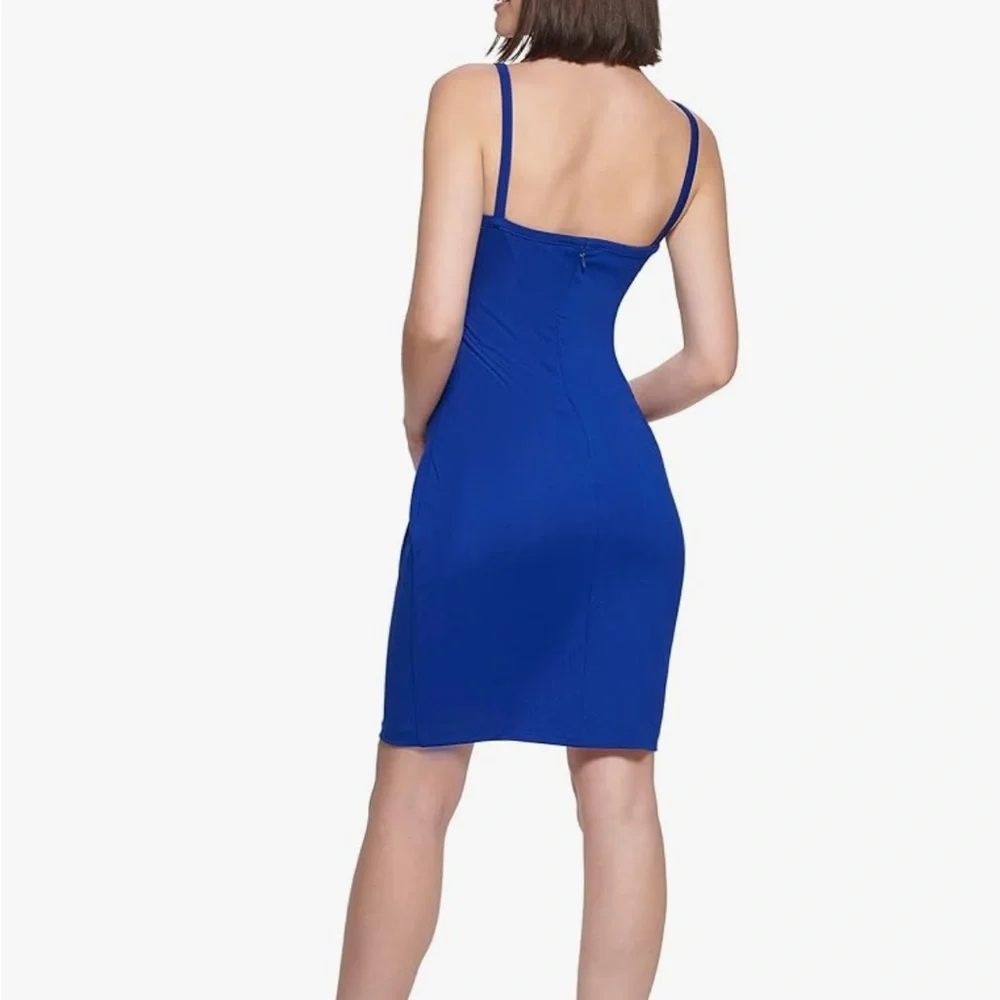GUESS Blue Ruffle Dress - Picture 3 of 7